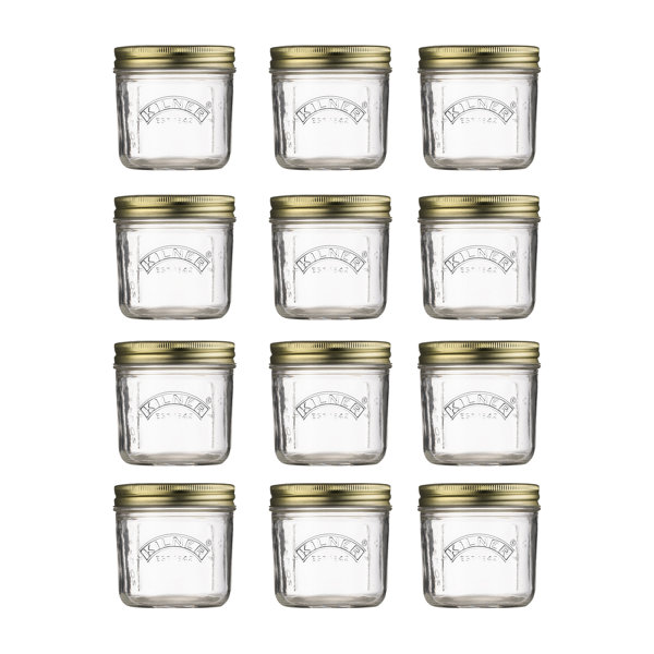 Kilner Wide Mouth Canning Jar 7Oz Set Of 12 Wayfair